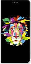Book Case OPPO A78 | A58 5G Smart Cover Lion Color