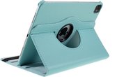360 Rotating Book Case - Geschikt voor iPad Pro 11 / Air (2020/2022) Hoesje - Lichtblauw