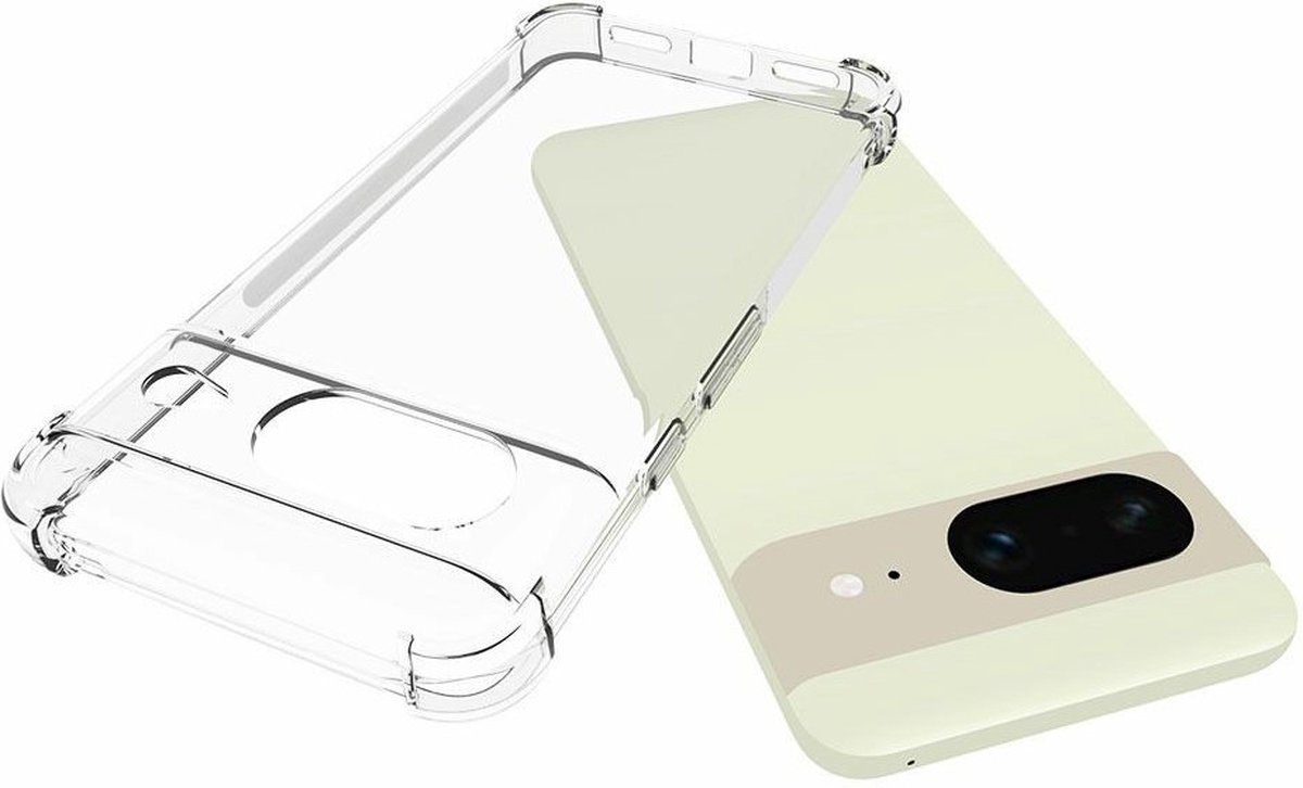 Anti-shock Back Cover Google Pixel 8 Transparant