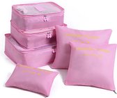 Packing Cubes - Kleding Organizer voor Koffer, Tas, Rugtas of Backpack - Roze