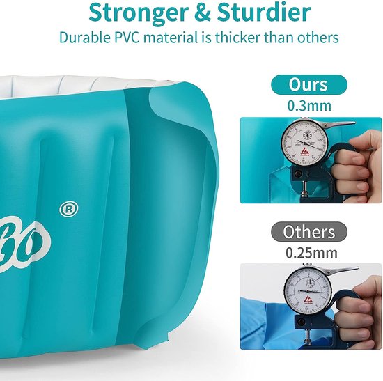 Baby Badkussen - Baby Badmatras - Veiligheid baby kussen voor bad - veiligheidskussen voor in bad - Zachte babykussen van Koala Kids Care — afbeelding 4