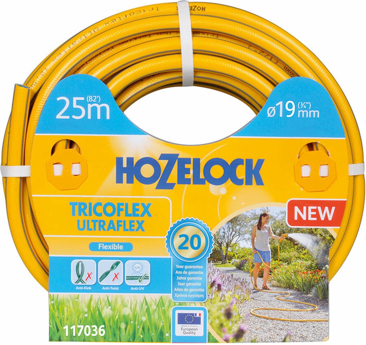 Hozelock Tuyau Tricoflex Ultraflex 25M (Ø19 mm)