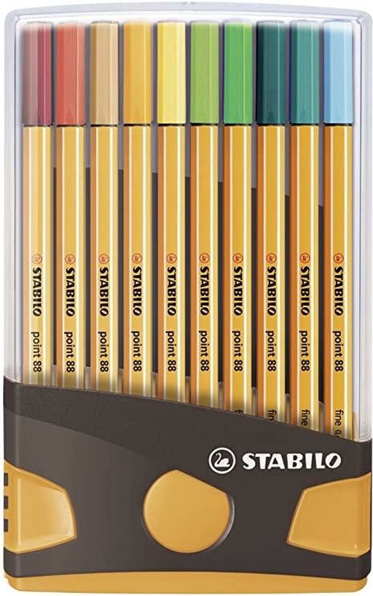 Set Viltstiften Stabilo Point 88 Doosje