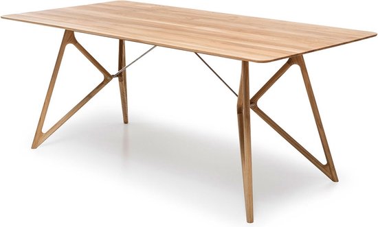 Tink table table à manger en bois naturel - 200 x 90 cm