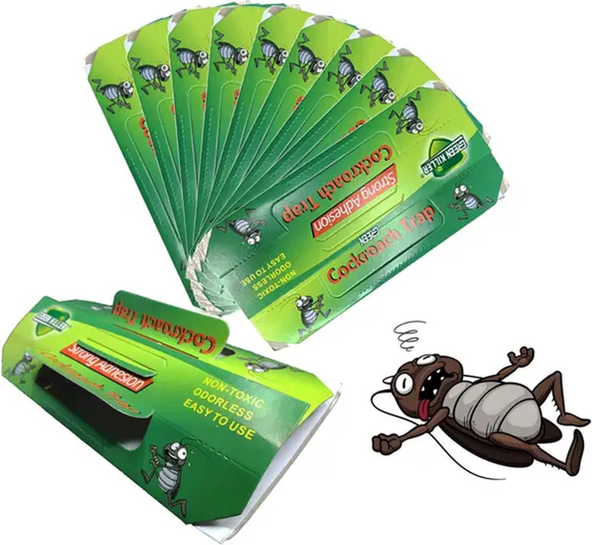 10 Pack Green Leaf Powder Cockroach Killer Bait Répulsif Insect Killer Trap  Pest Control Livraison gratuite