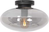 Steinhauer - Plafondlamp reflexion Ø 30 cm 3388 zwart