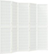 vidaXL-Kamerscherm-inklapbaar-5-panelen-Japanse-stijl-200x170-cm-wit