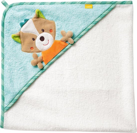 UieaMsio 3-delige kinderhanddoek met capuchon, badhanddoek voor kinderen met 3 dierenpatronen, handdoekset voor baby's en kinderen, super absorberend