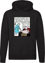 Grappige Hoodie - opa - oma - oud - lang leven - liefde - grapje - humor - grappig - trui - sweater - capuchon