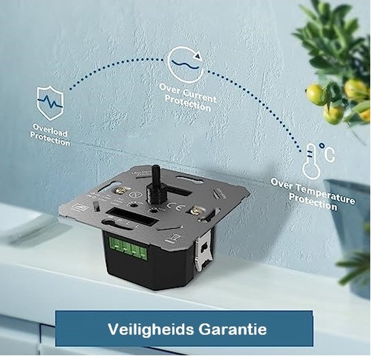 DVH Universele Led Dimmer Inbouw 3 tot 150 Watt Fase Afsnijding