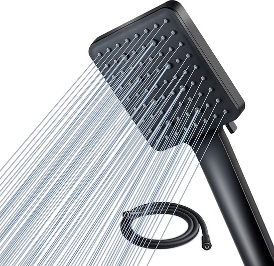 Douchekop met slang, douchekop met slang 1,5 m, waterbesparende