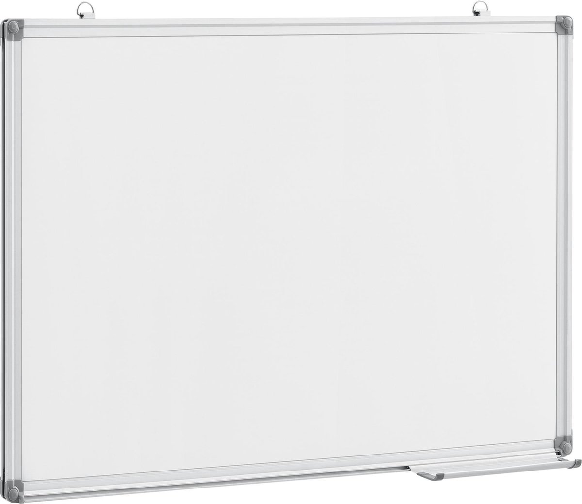Whiteboard met 4 stiften, 6 magneten, 1 spons, 1 opbergbak en een