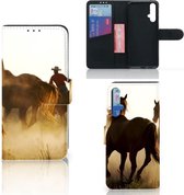 Huawei Nova 5T | Honor 20 Telefoonhoesje met Pasjes Design Cowboy