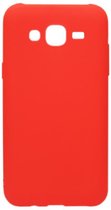 ADEL Siliconen Back Cover Softcase Hoesje Geschikt voor Samsung Galaxy J5 (2015) - Rood