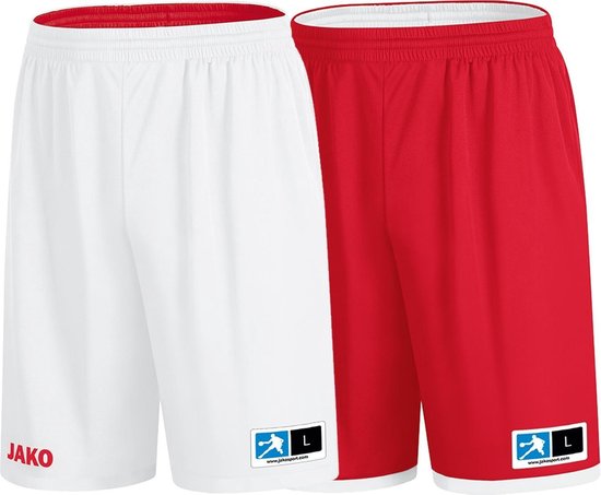 Jako - Reversible short Change 2.0 - Reversible short Change 2.0 - 3XL - Rood