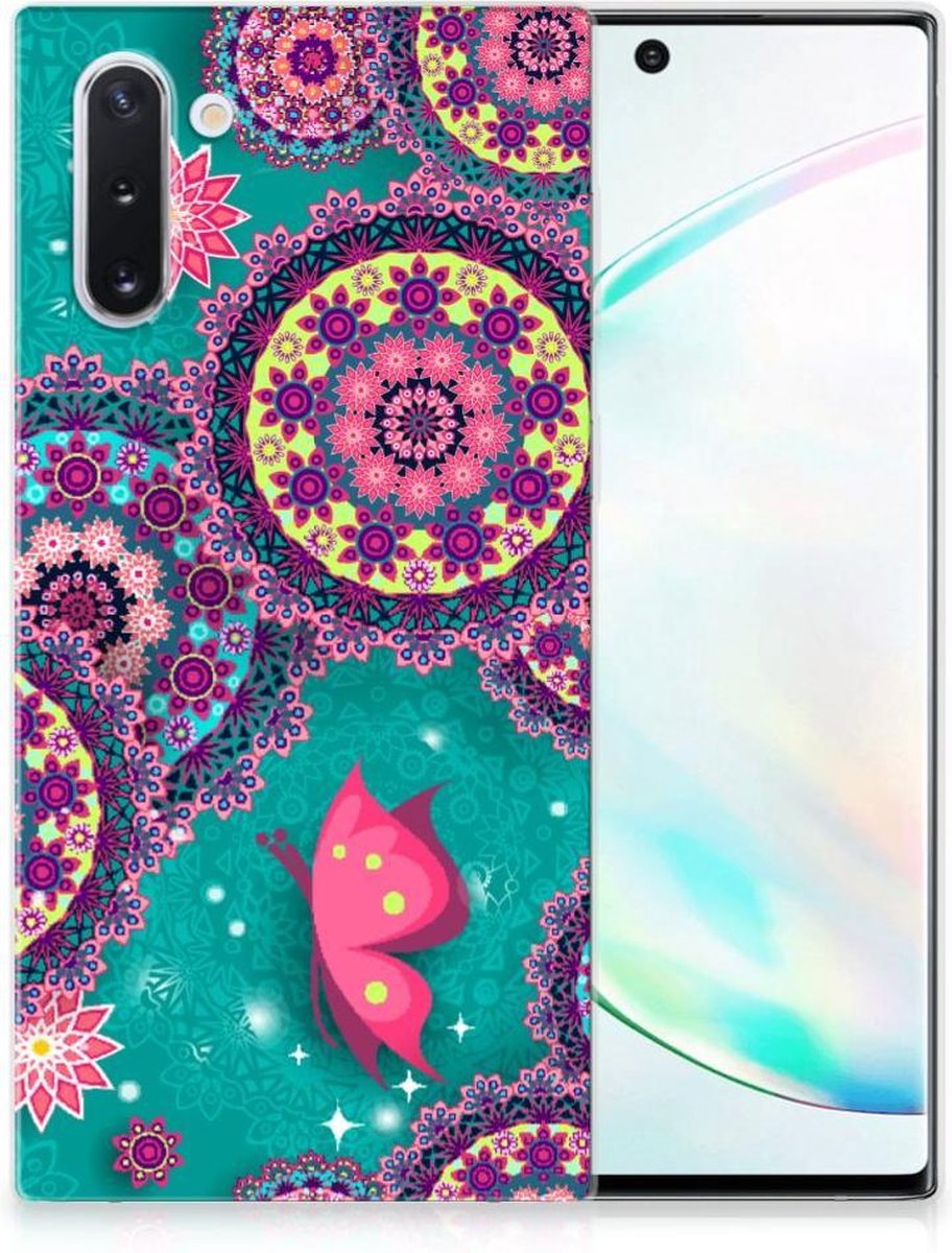 Samsung Galaxy Note 10 Hoesje maken Cirkels en Vlinders