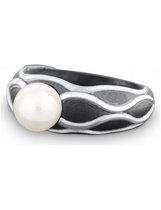 Quinn - Dames Ring - 925 / - zilver - parel - 2125768