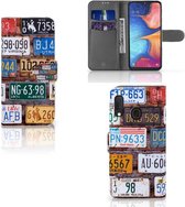 Telefoonhoesje met foto Geschikt voor Samsung Galaxy A20e Kentekenplaten
