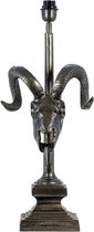 Lamp base goat skull