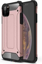 Apple iPhone 11 Pro Max Armor Hoesje - Rose goud