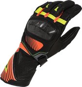 Macna Airpack Black Red Yellow Motorcycle Gloves L