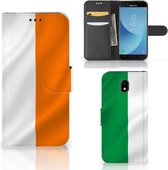 Cuir PU Protection Etui Housse pour Samsung Galaxy J5 2017 Coque Téléphone Drapeau Irlandais
