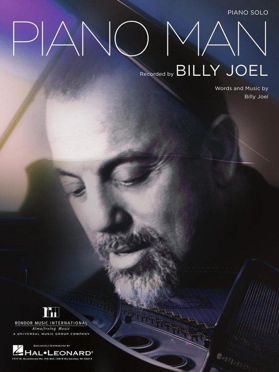 Piano Man Piano Solo Sheet - cover