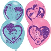 AMSCAN - 6 latex Nella Princess Knight ballonnen - Decoratie > Ballonnen