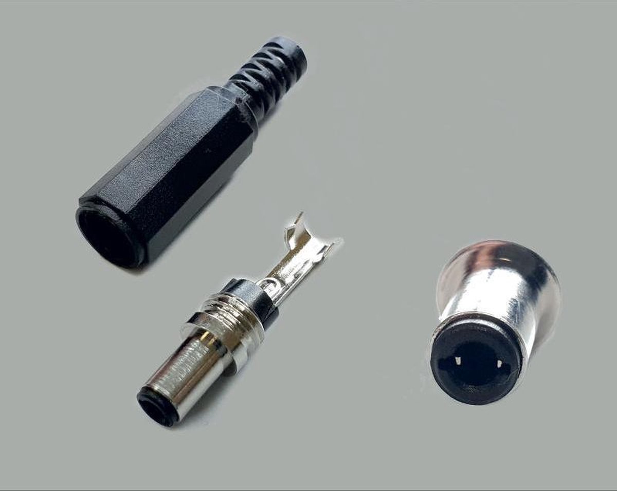 BKL Electronic 075253 Laagspannings-connector Stekker, recht 5.50 mm 2.10 mm 1 stuk(s)
