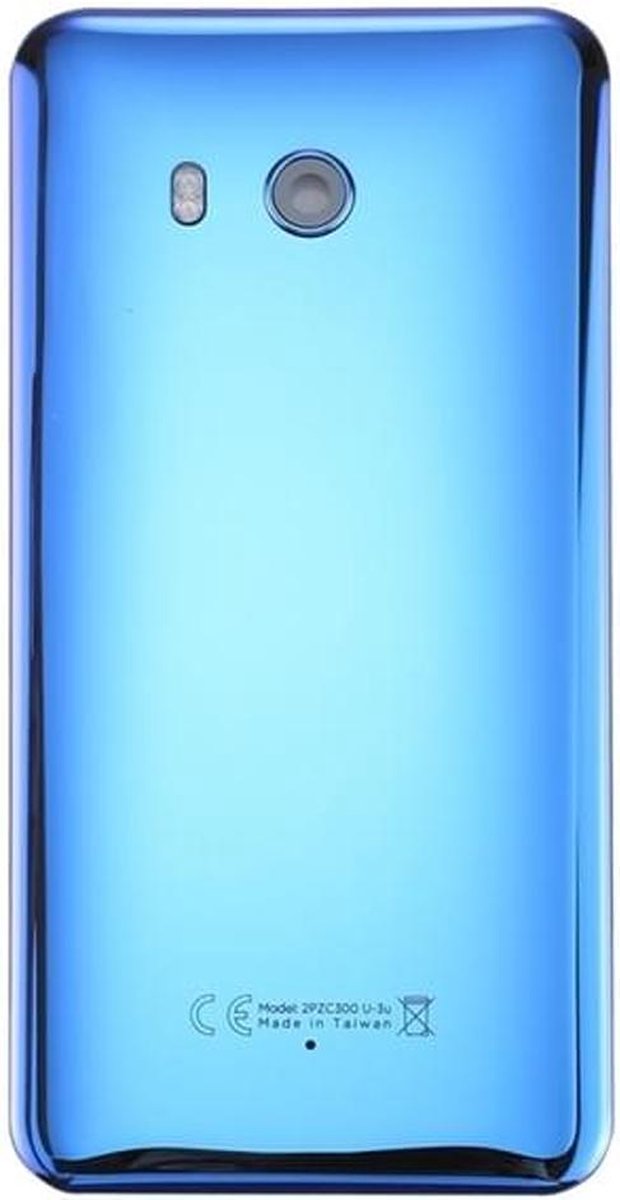 Achterkant - batterijcover met lens voor de HTC U11 - blauw