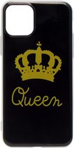 ADEL Siliconen Back Cover Softcase Hoesje Geschikt voor iPhone 11 - Queen