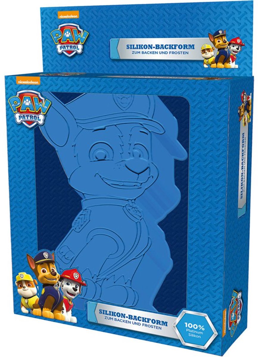 Paw Patrol Chase bakvorm siliconen