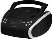 Denver TC-24 Portable boombox with toploading CD player Black