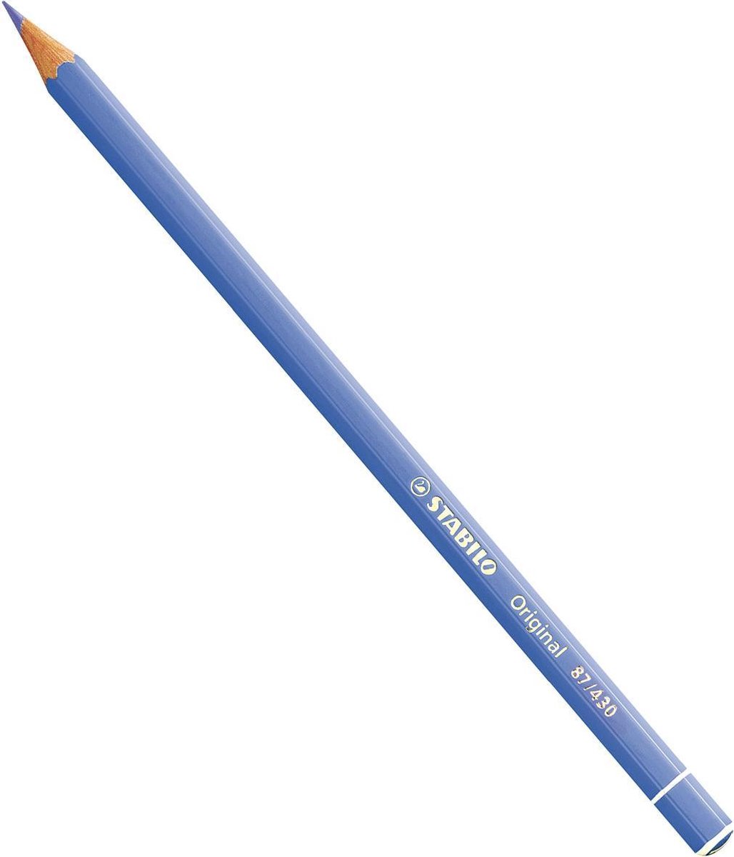 STABILO Original - Kleurpotlood - Voor Haarfijne Lijnen - Met Elastische Kern - ultramarijn blauw middel - per stuk