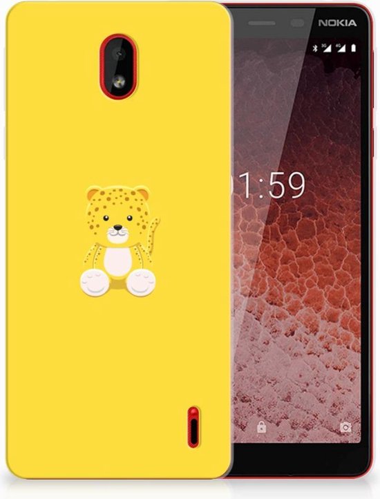 Coque pour Nokia 1 Plus Housse TPU Silicone Etui Leopard Bébé