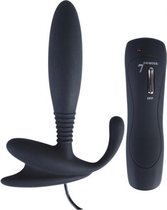 Aphrodisa - Prostaat Plug - Prostaat plug vibrerend -  Anal pleasure - Vibrating design plug - prostate pleaser - zwart - 7 funktie - 13002 - gave Cadeaubox - Anaal Plug vibrerend