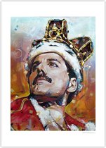 Freddie Mercury (Kroon) Poster