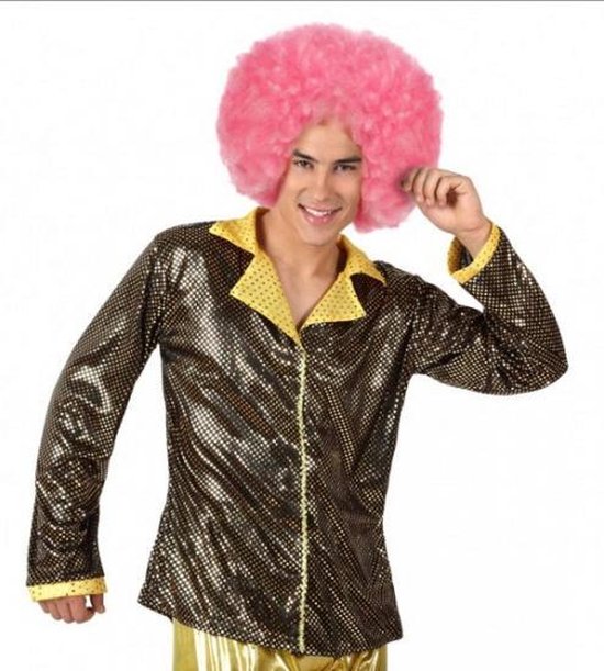 kleding stof Draad nog een keer Goud disco glitter jasje voor heren 52 (l) | bol.com