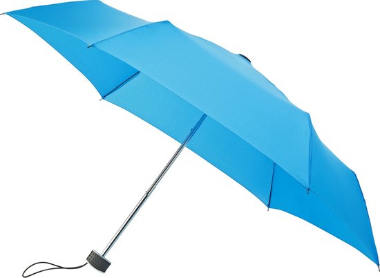 tapijt Reflectie tekort miniMAX® Platte Paraplu - Ø 90 cm - Blauw | bol.com