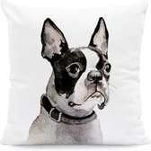 |Kussens |Kussenhoes French Bulldog | Kussen Hond 45x45 cm