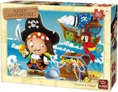 King Legpuzzel Kiddy Adventure - Treasure Island 50 Stukjes