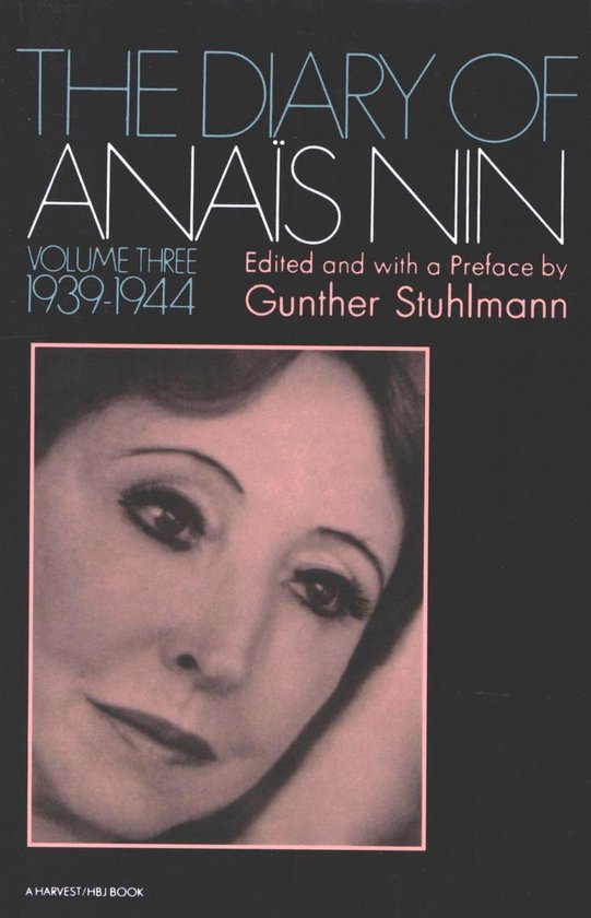 The Diary of Anais Nin Volume 3 1939-1944 - cover