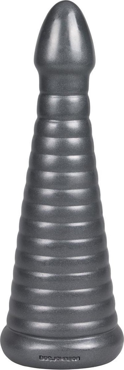 Goedkoopste Doc Johnson American BS Buttplug/anaaldildo Rockeye - Gun Metal grijs - 27,94 cm