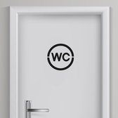Toilet sticker | Toilet sticker | WC Sticker | Deursticker toilet | WC deur sticker | Deur decoratie sticker