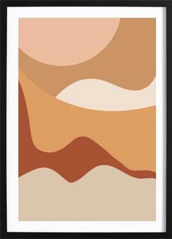 Desert Abstract Poster - Wallified - Abstract - Poster - Print - Wall-Art - Woondecoratie - Kunst - Posters