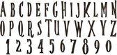 Sizzix Bigz XL Die - Alphabet Die Handmade 664218 Tim Holtz