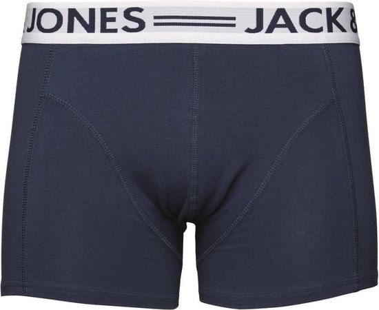 JACK & JONES Jacsense trunks (1-pack) - heren boxer normale lengte - blauw - Maat: XL