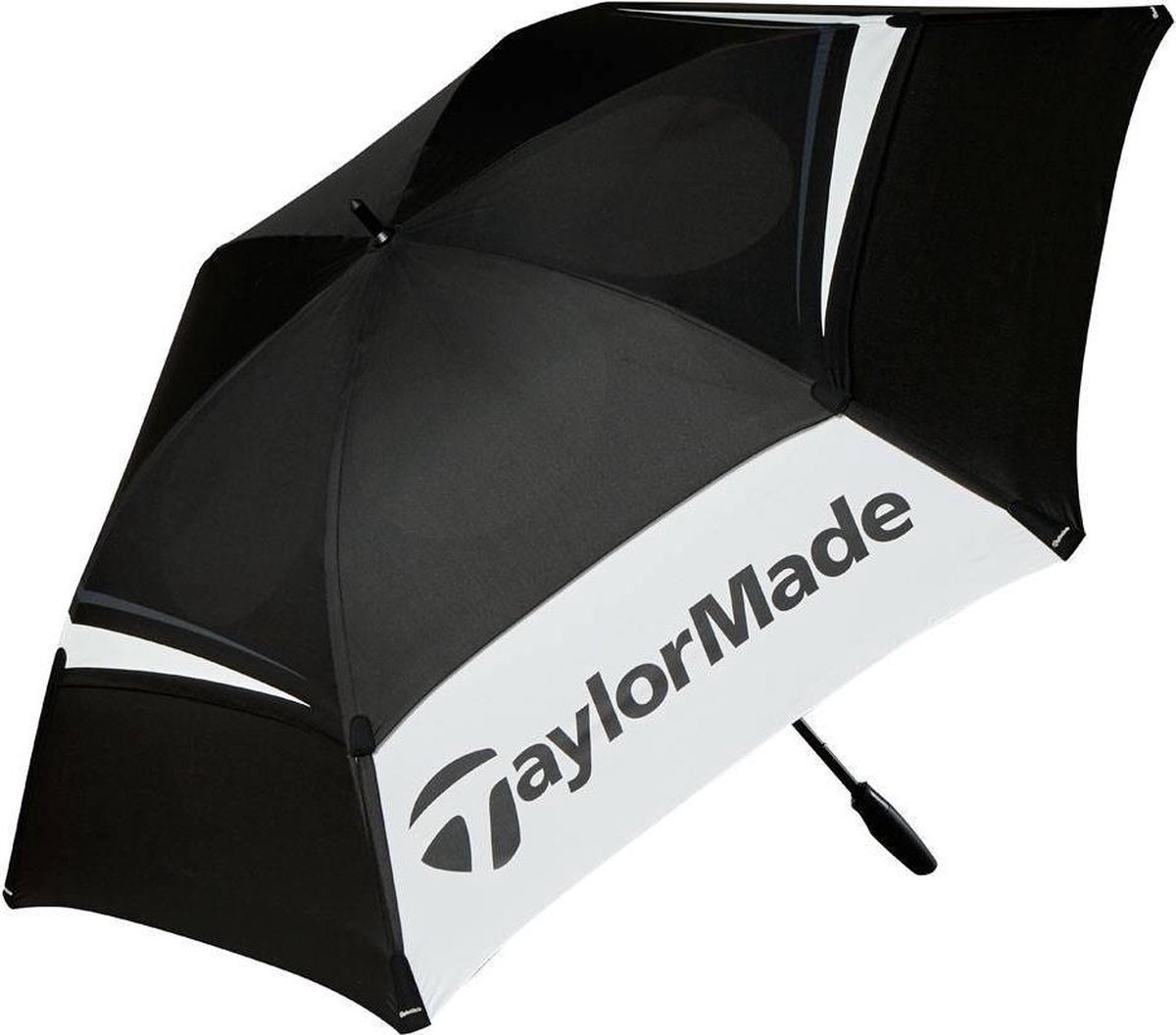 Parapluie de golf TaylorMade 68 Double Canopy - Zwart Wit Grijs | bol.com