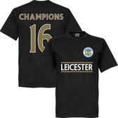 Leicester City Kampioen Team T-Shirt 2016 - XL