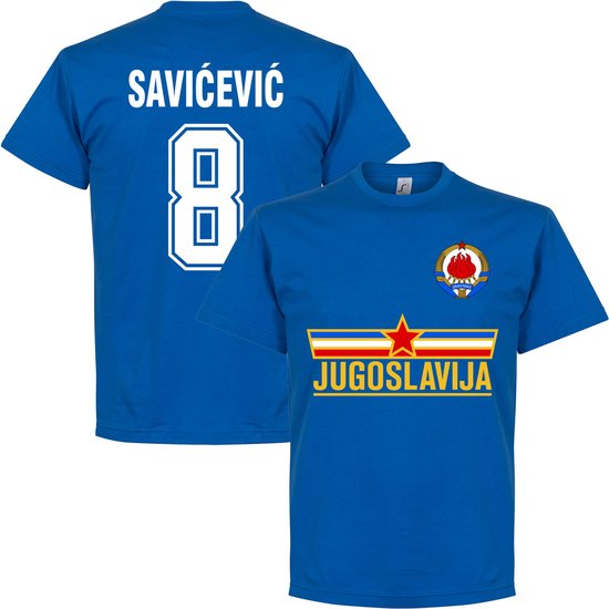 Joegoslavië Savicevic Team T-shirt - XXXXL